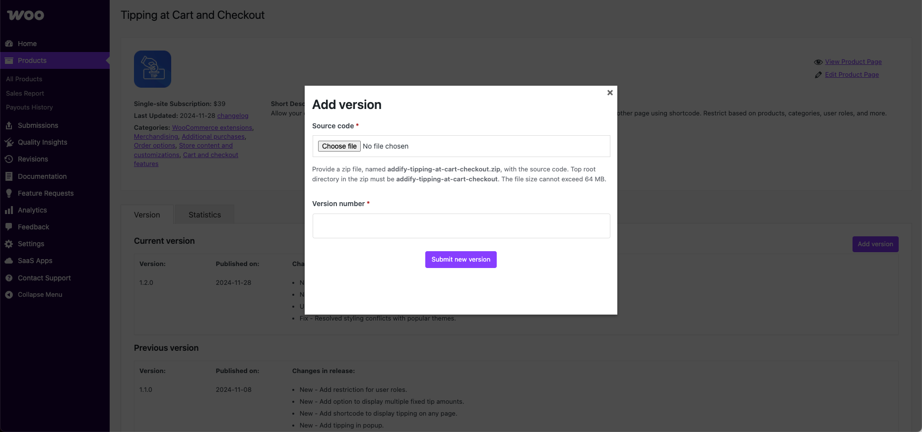 Expected file name format