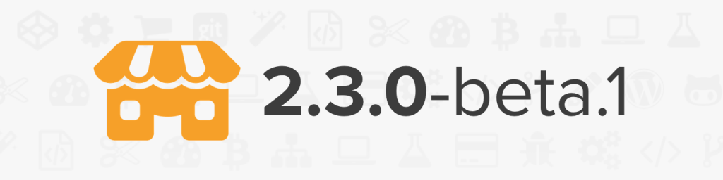 Storefront 2.3 beta 1