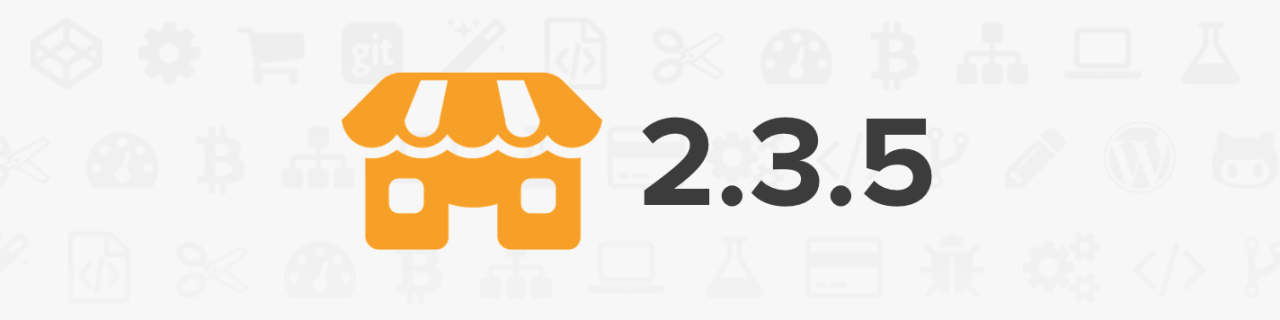Storefront 2.3.5 release notes