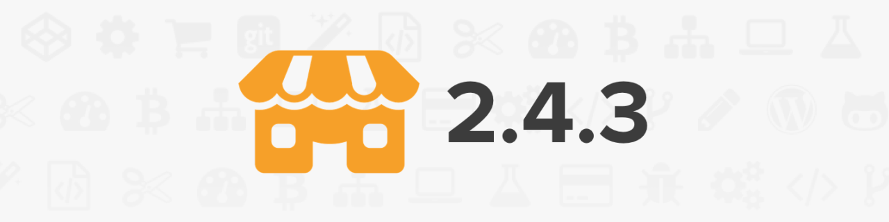 Storefront 2.4.3 release notes