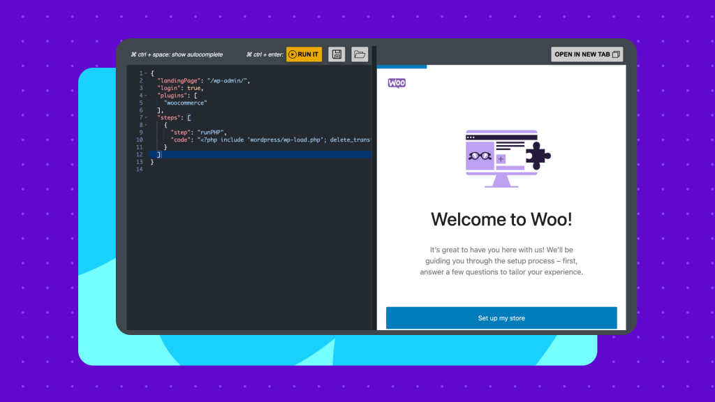 Demo your Woo extension with WordPress Playground