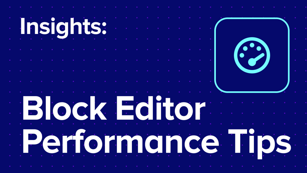 Performance insights from refactoring our custom Block Registration in WooCommerce