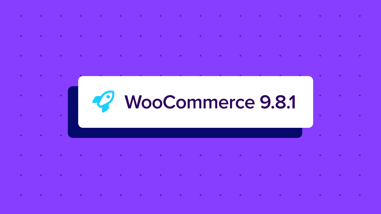 WooCommerce 9.8.1: Dot Release