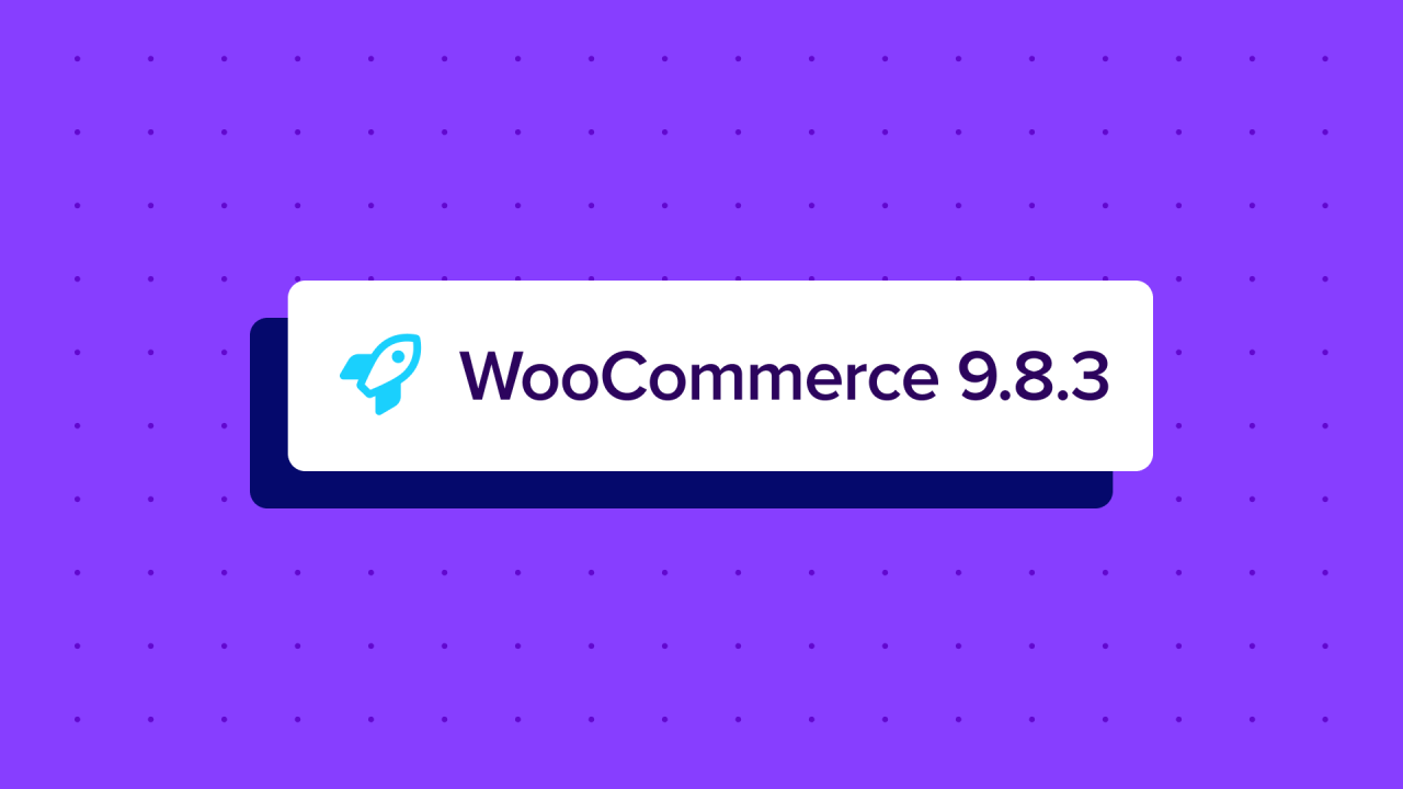 WooCommerce 9.8.3: Dot release